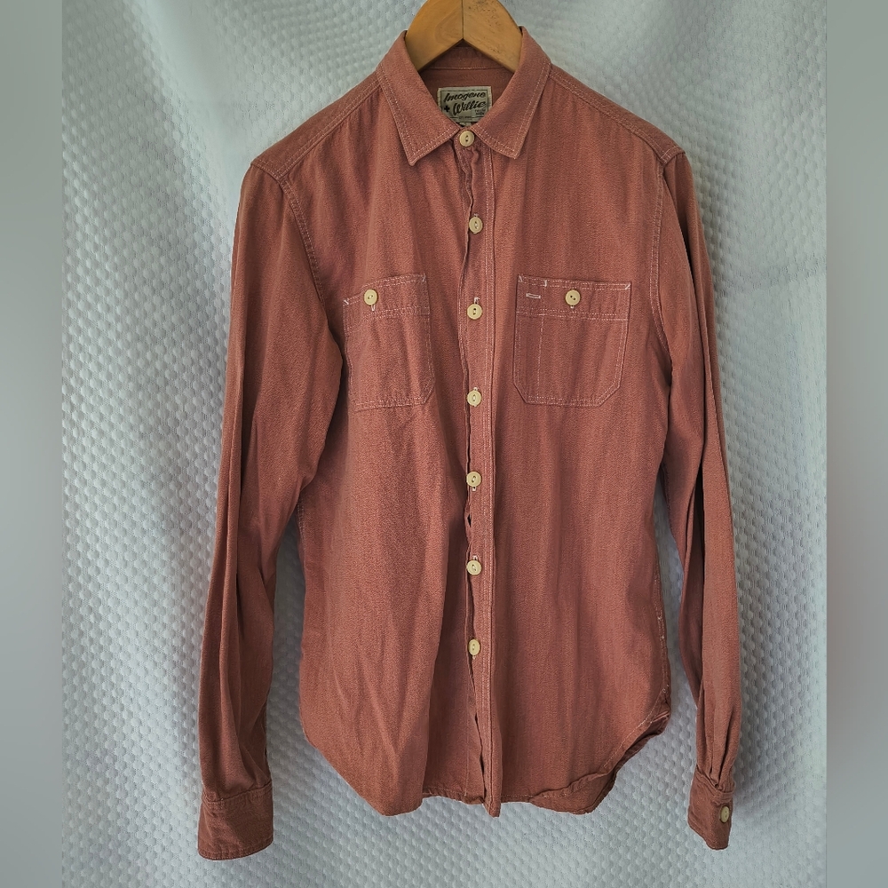 Imogene + Willie Men's Rust Button-Down Shirt Nwot